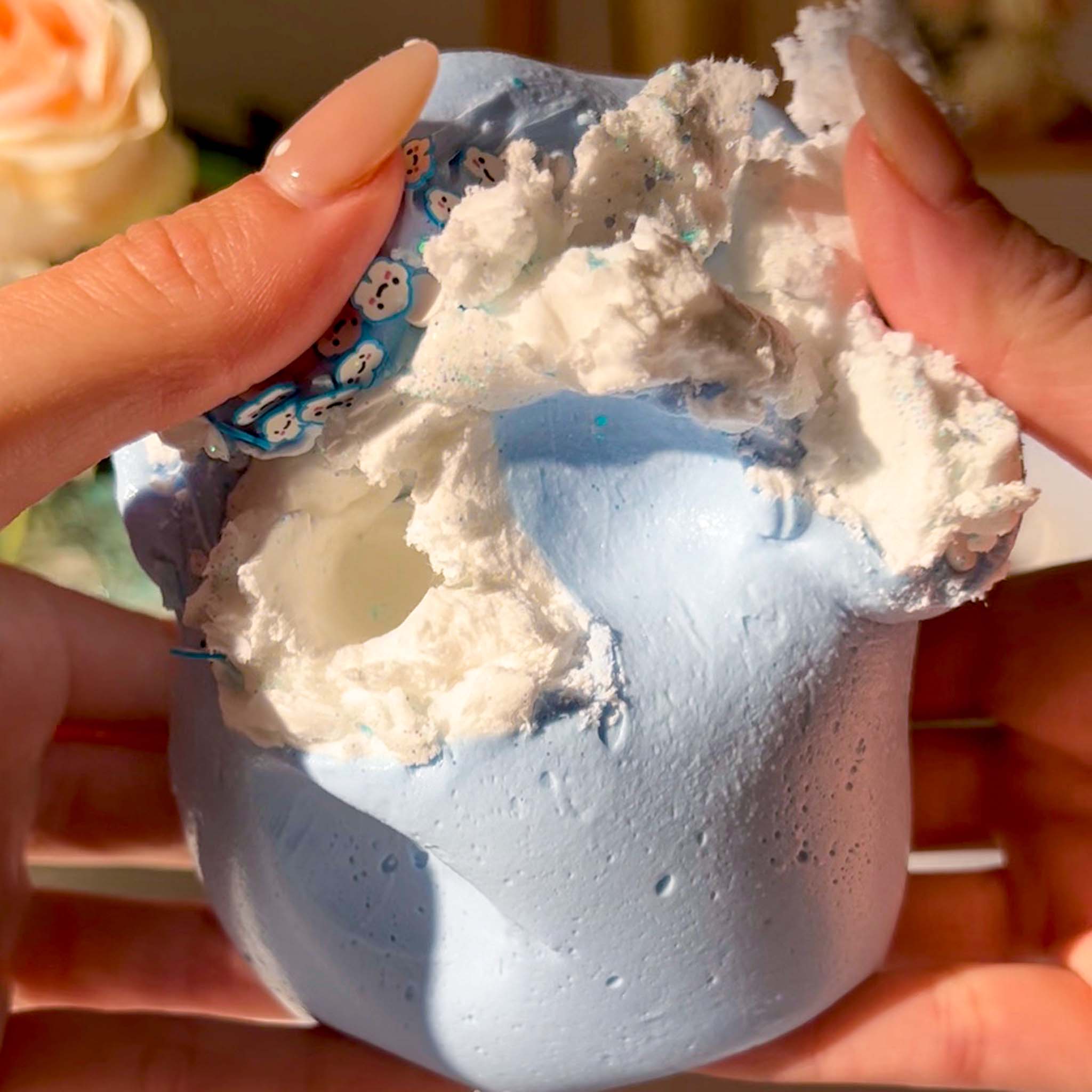 Cloud Frappe Cute Kawaii Blueberry DIY Slime Fantasies Shop 9oz Unboxed