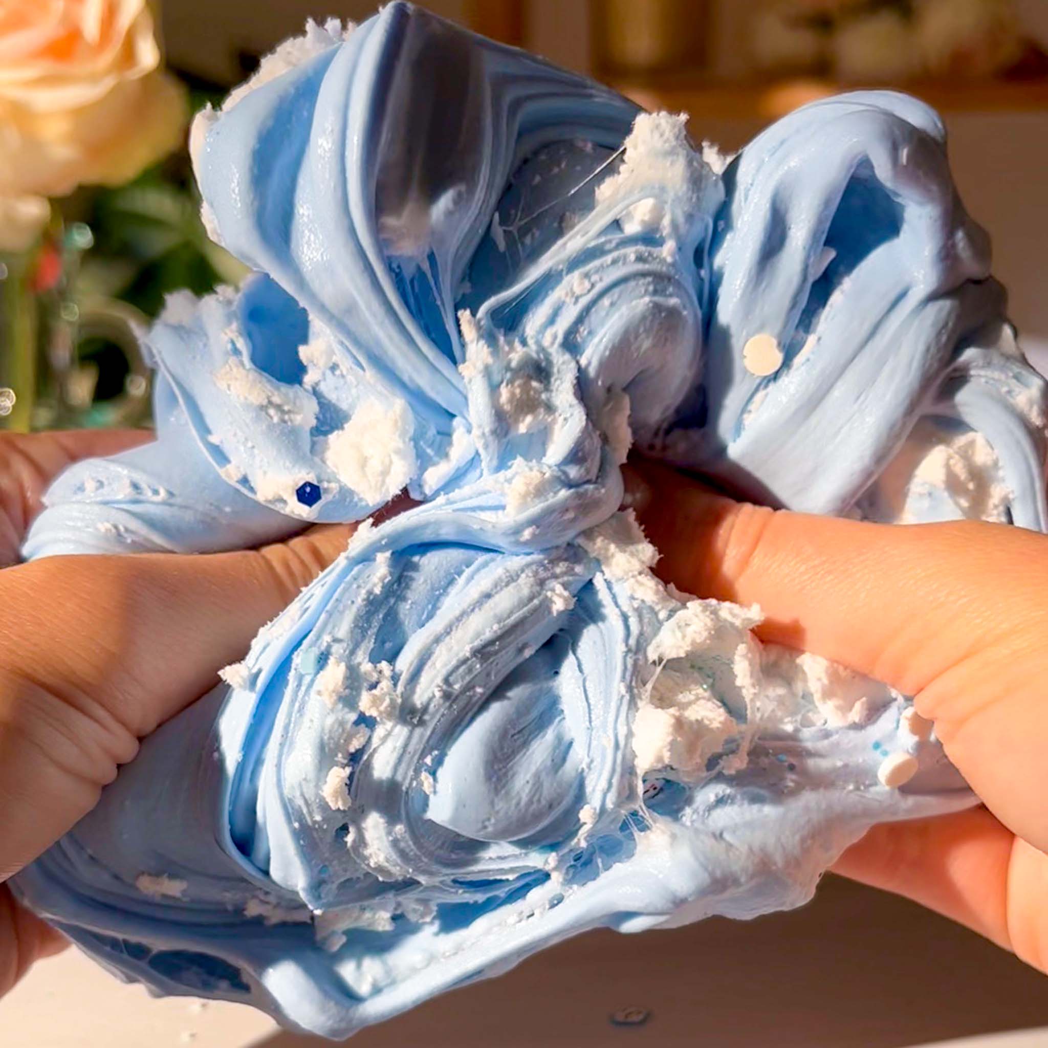 Cloud Frappe Cute Kawaii Blueberry DIY Slime Fantasies Shop Swirl Squeeze