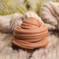 Cozy With Cocoa Christmas Glossy Brown DIY Butter Slime Fantasies Shop 9oz  Swirl Mixed