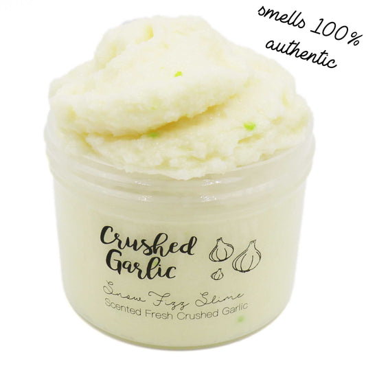 Crushed Garlic Yellow Snow Fizz Crunchy Slime Fantasies 8oz Front View