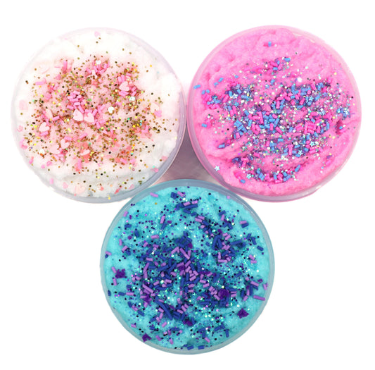 Aromatherapy Bye Bye Anxiety  Pastel Blue Snow Butter Slime – Slime  Fantasies