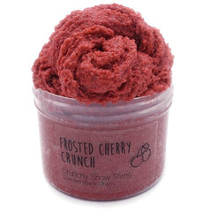 Frosted Cherry Crunch Red Snow Fizz Slime Fantasies 8oz Front View