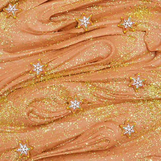 Gingerbread Love Brown Snow Clay Creamy Glitter Butter Christmas Gift Slime Fantasies Shop Texture