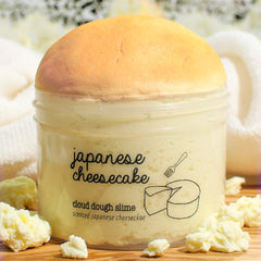Japanese Cheesecake Yellow Cream Cloud Dough Fluffy Slime Fantasies Shop 9oz Front View
