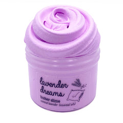 Lavender Dreams Purple Lavender Essential Oil Aromatherapy Therapy Dough Butter Slime Fantasies Shop 9oz Front View