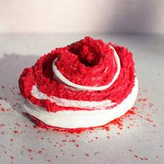 Lovey Dovey Cake Crunch Valentines Gift Red White Scented Snow Fizz Butter Crunchy Slime Fantasies Shop Swirl