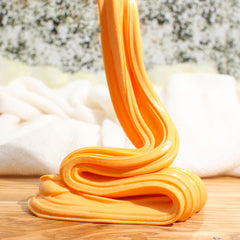 Mango Papaya Smoothie Thick Glossy Scented Orange Slime Fantasies Shop Drizzle