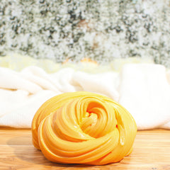 Mango Papaya Smoothie Thick Glossy Scented Orange Slime Fantasies Shop Swirl