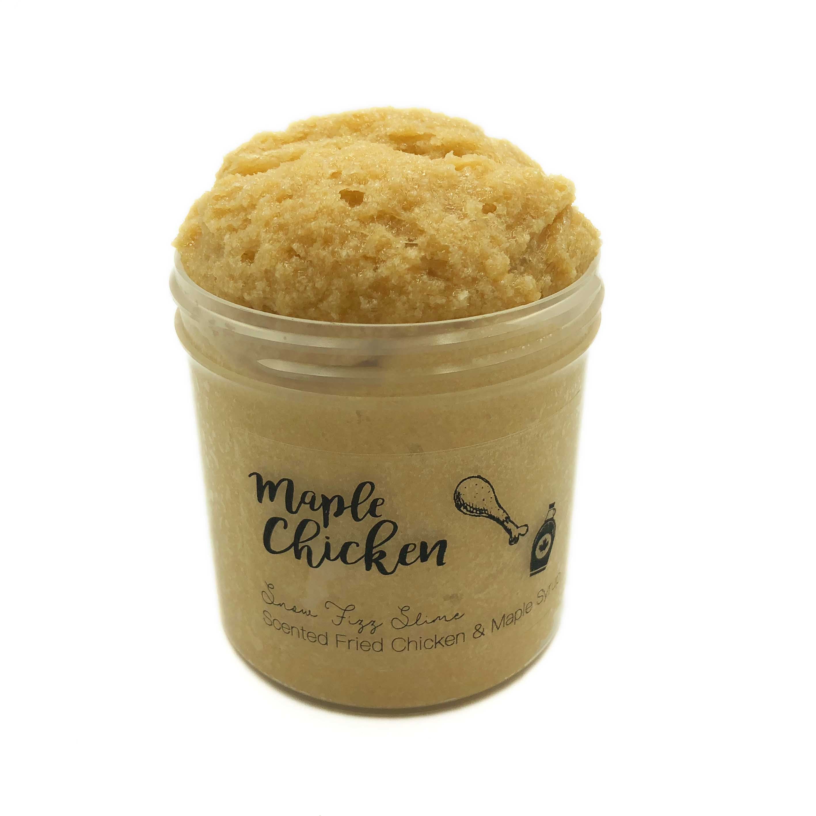 Chicken And Waffles Savory Snow Fizz Slime Fantasies 4oz Front View