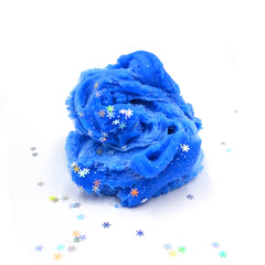 Midnight Snow Storm Blue Icee Glitter Christmas Slime Fantasies Shop 8oz Unboxed