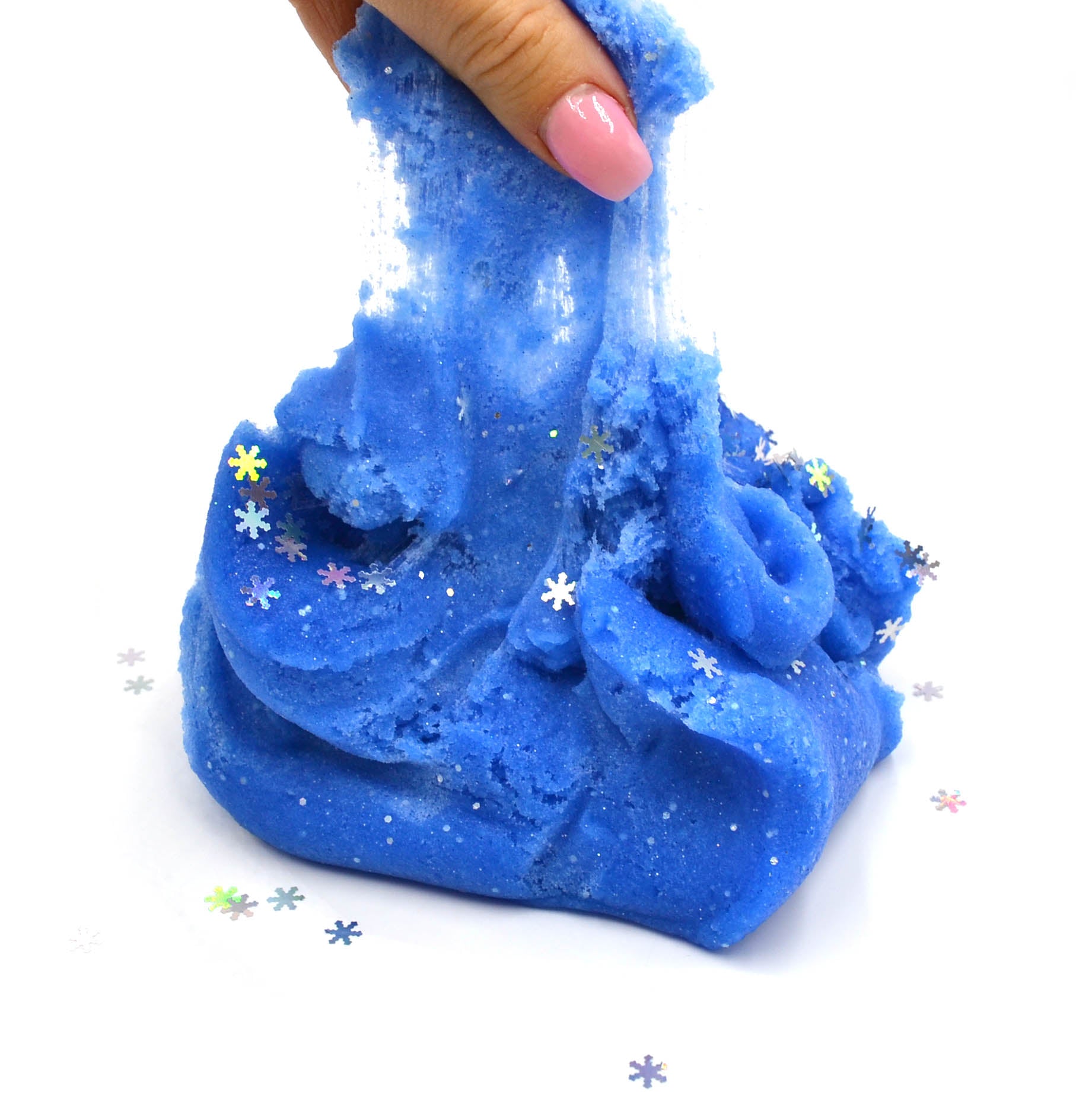 Midnight Snow Storm Blue Icee Glitter Christmas Slime Fantasies Shop Unboxed