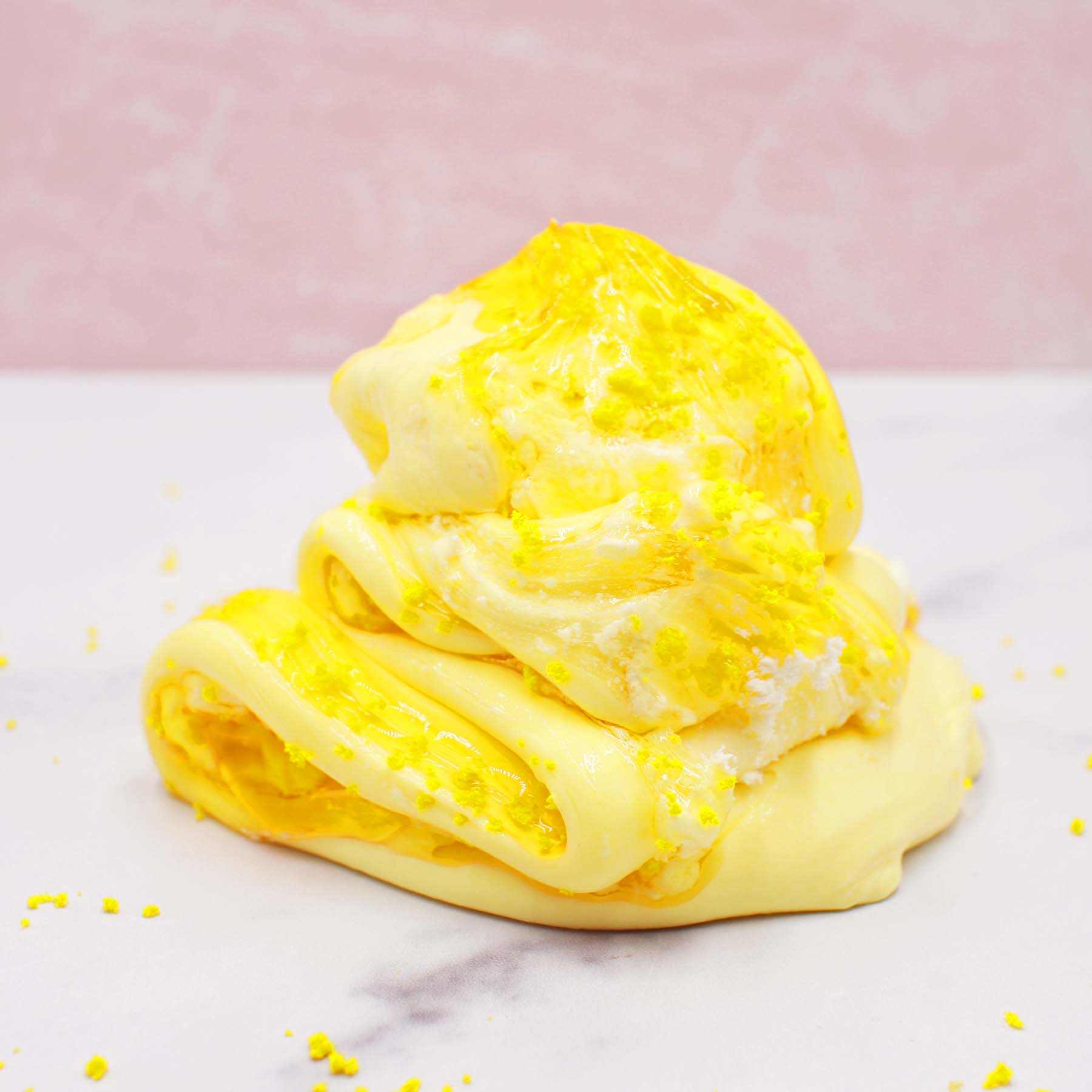 Oh Honey Yellow Fluffy DIY Clay Butter Slime Fantasies Shop Swirl