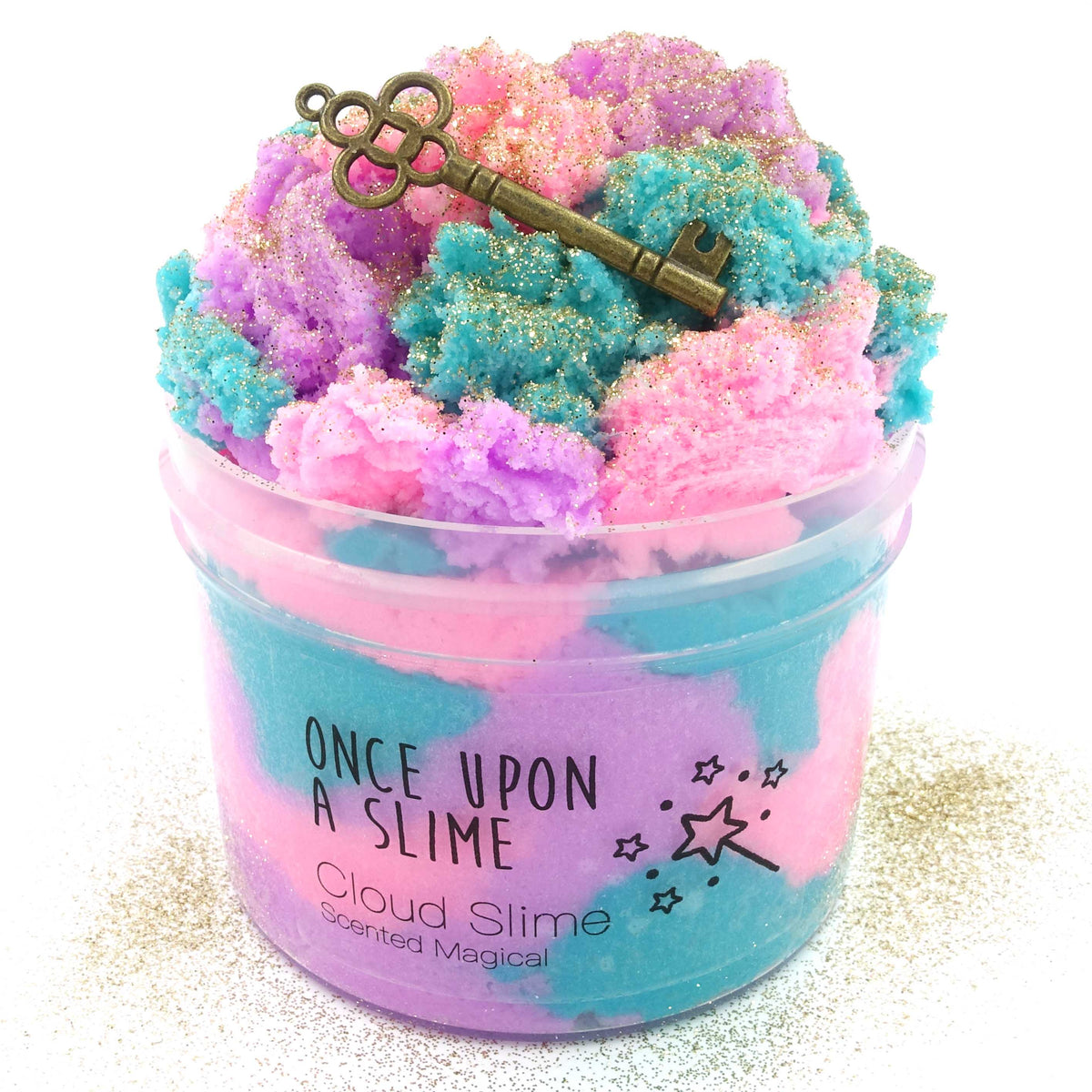 Once Upon a Slime Rainbow Cloud Slime 8oz Front View