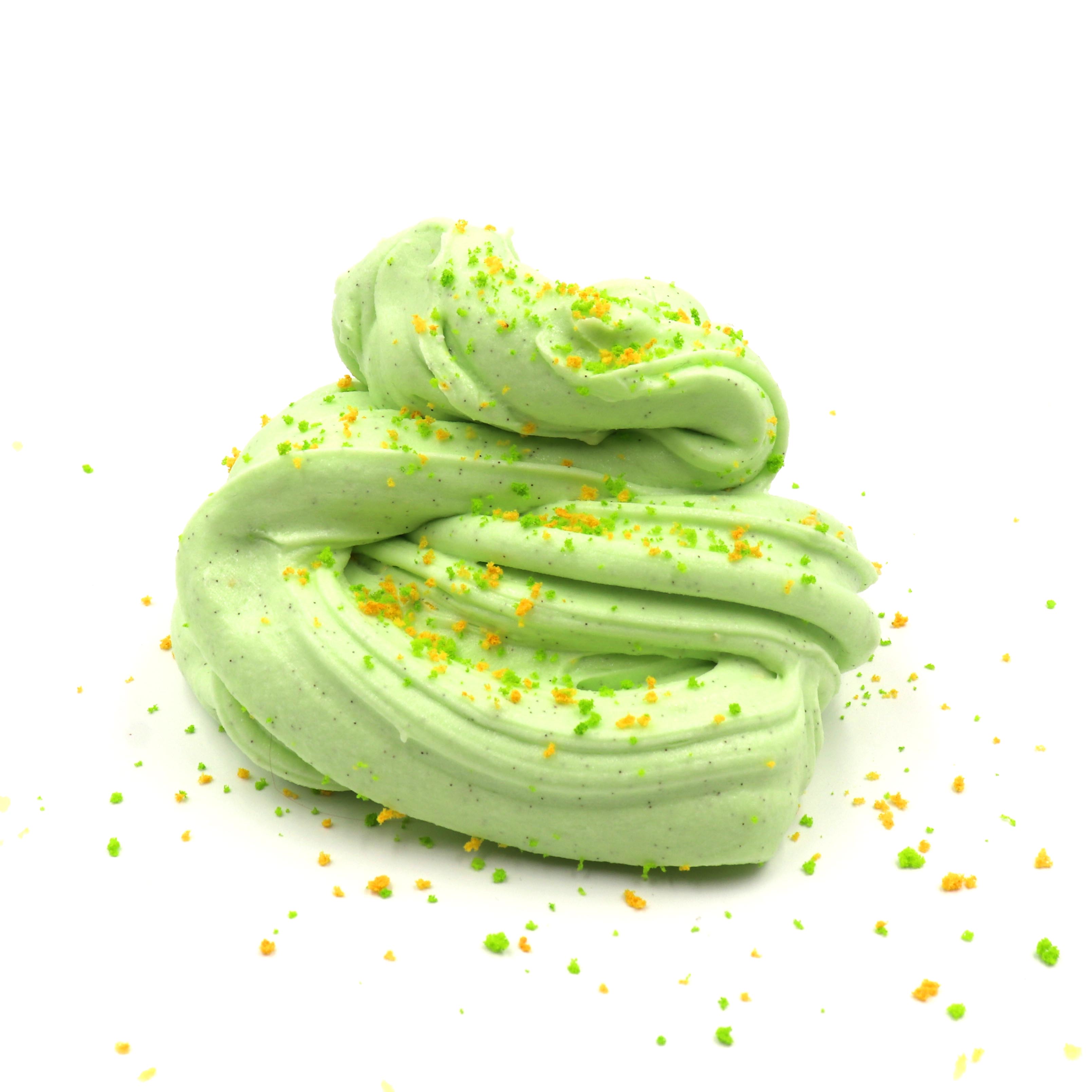 Pistachio Orange Gelato Green Sprinkles Soft Creamy Sizzly Butter Slime Fantasies Shop Swirl Layered