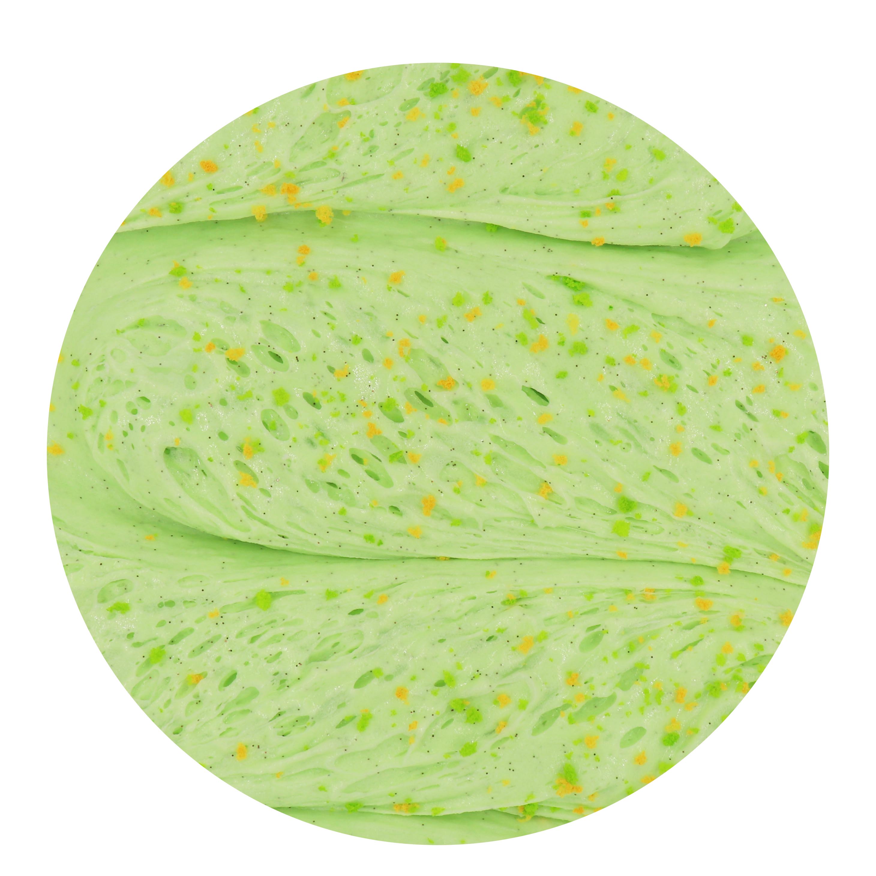 Pistachio Orange Gelato Green Sprinkles Soft Creamy Sizzly Butter Slime Fantasies Shop Texture