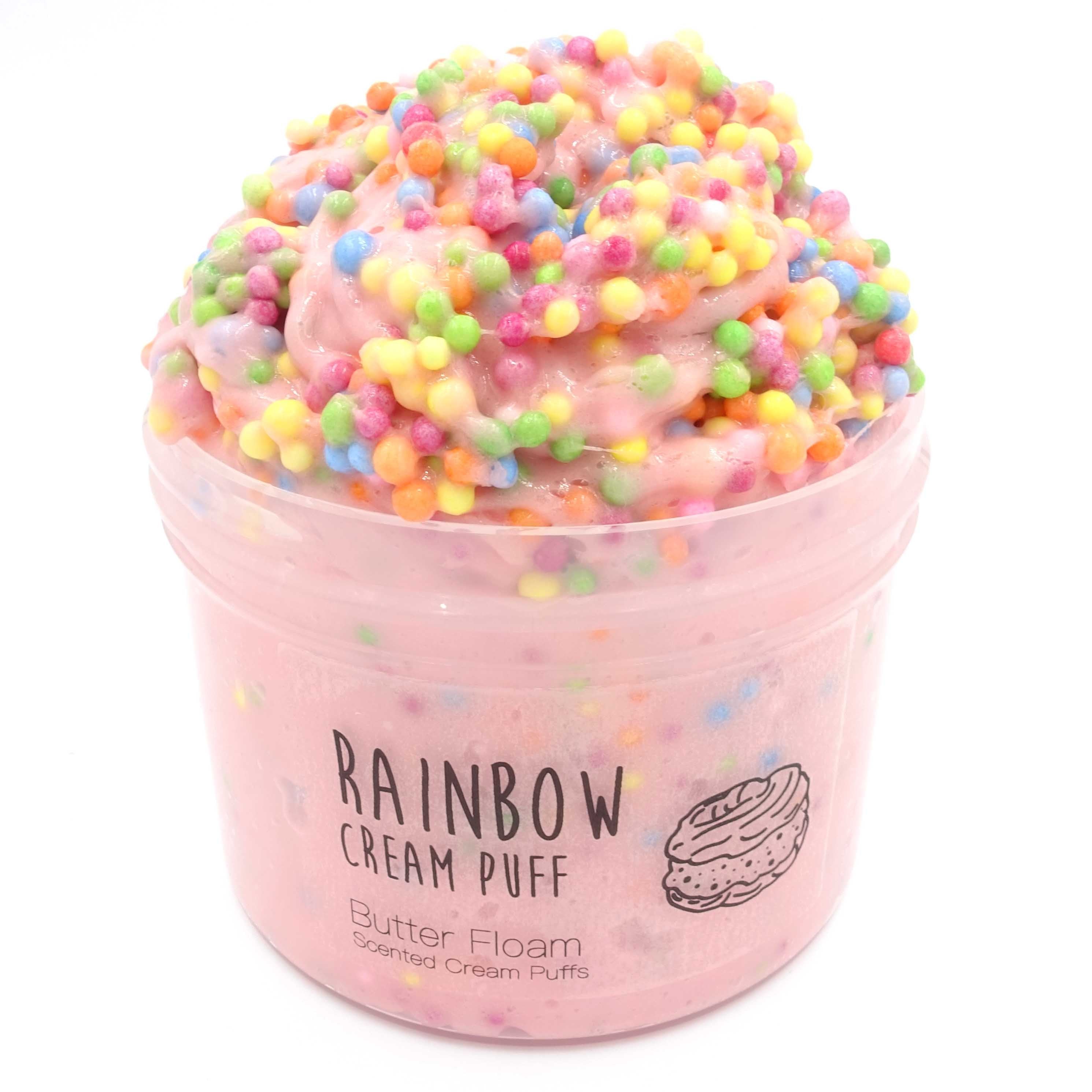 Rainbow Cream Puff Butter Floam