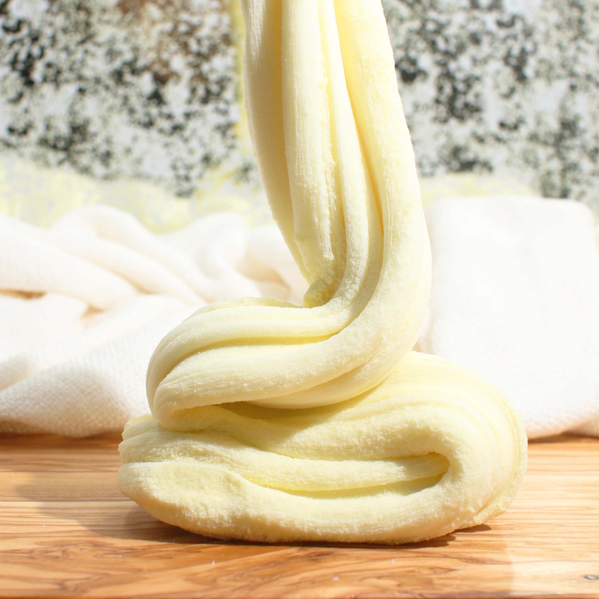 Japanese Cheesecake  Cloud Dough Slime – Slime Fantasies