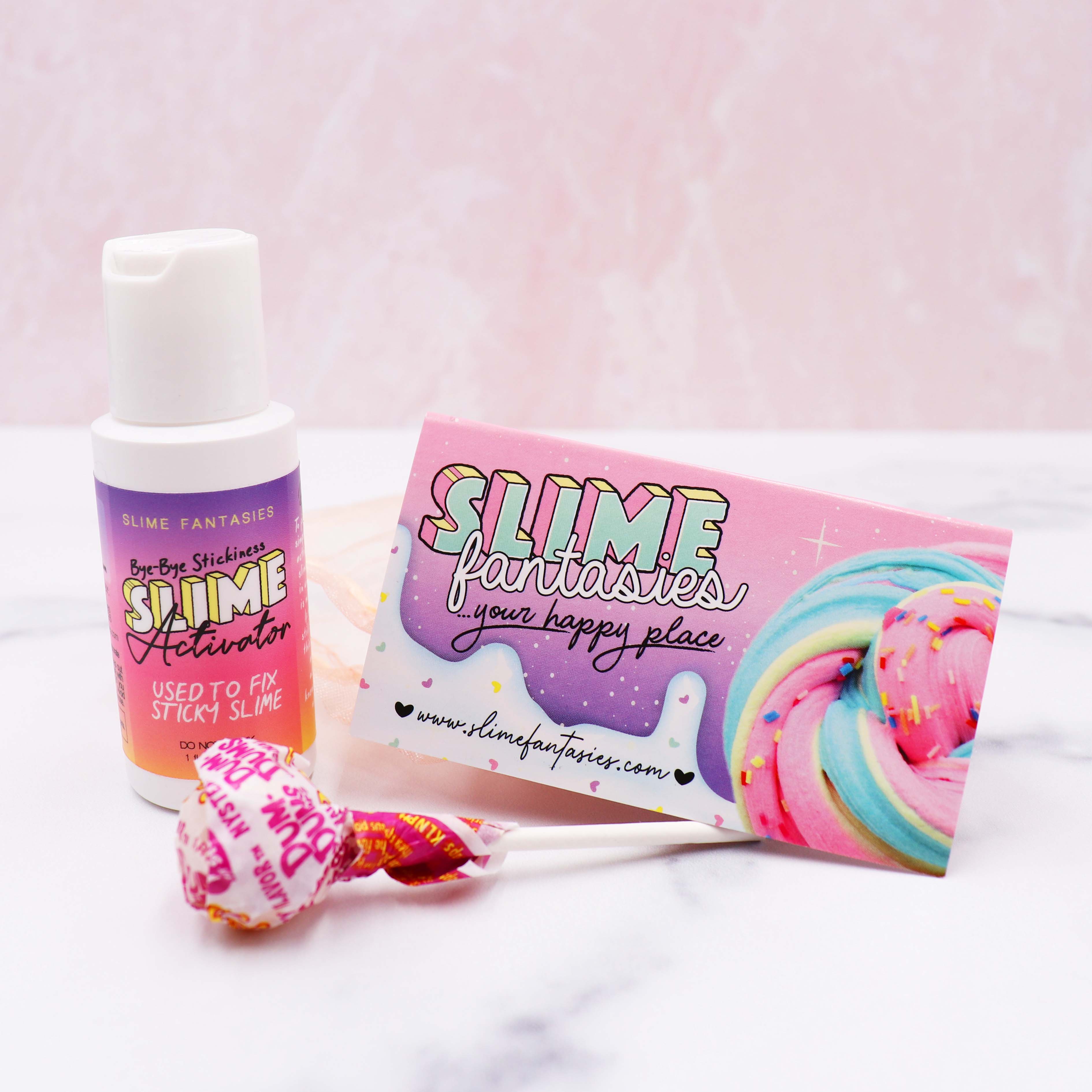 Slime Care Package Activator Candy Care Instructions Slime Fantasies Shop Unboxed