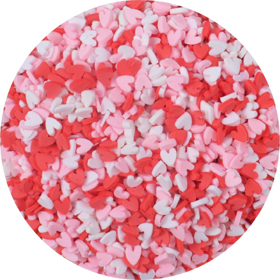 Slime Supplies Love Red Pink Sprinkles for Slime Fantasies Shop