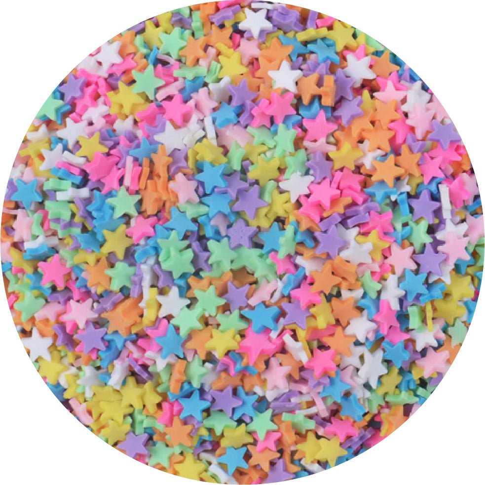 Slime Supplies Rainbow Star Sprinkles for Slime Fantasies Shop