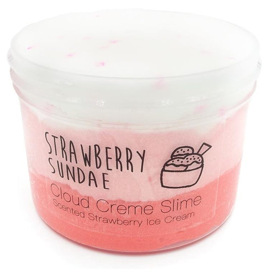 Strawberry Sundae Cloud Creme Slime