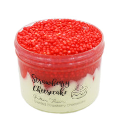 Strawberry Cheesecake Pink Butter Floam Slime Fantasies 8oz Front View 