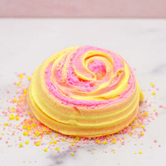 Strawberry Pina Colada Pink Yellow Cloud Creme Butter Slime Fantasies Shop Swirl