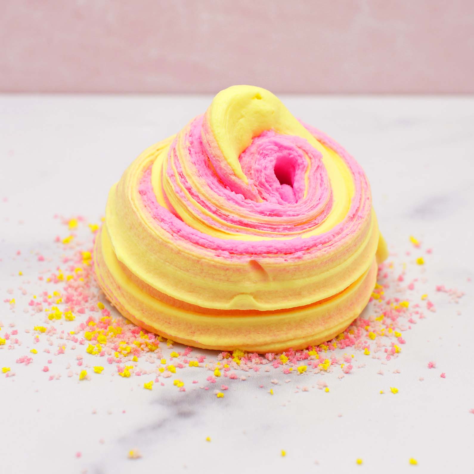 Strawberry Pina Colada Pink Yellow Cloud Creme Butter Slime Fantasies Shop Unboxed