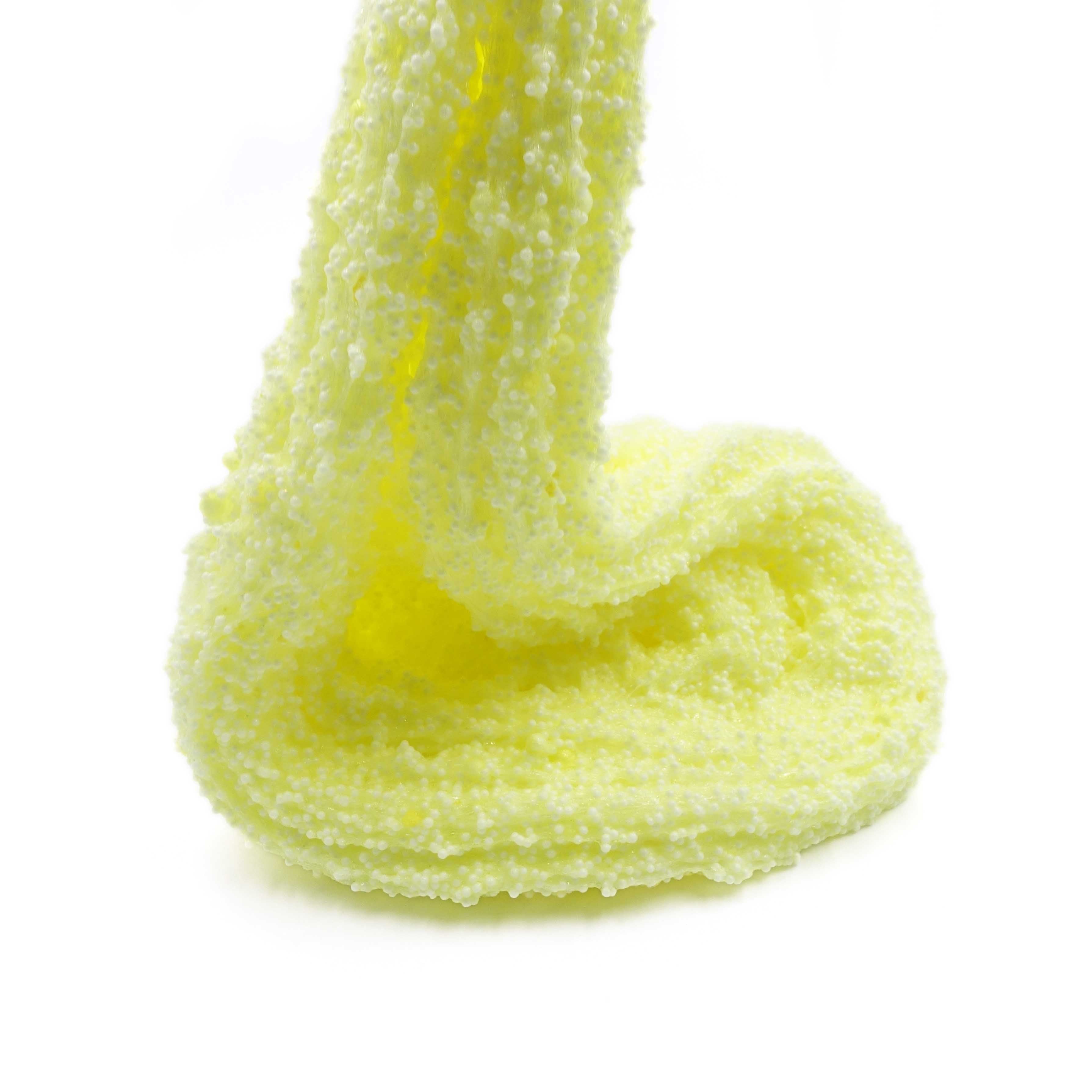 Sugared Lemon Cupcake Yellow Microfloam Crunchy Slime Fantasies Drizzle