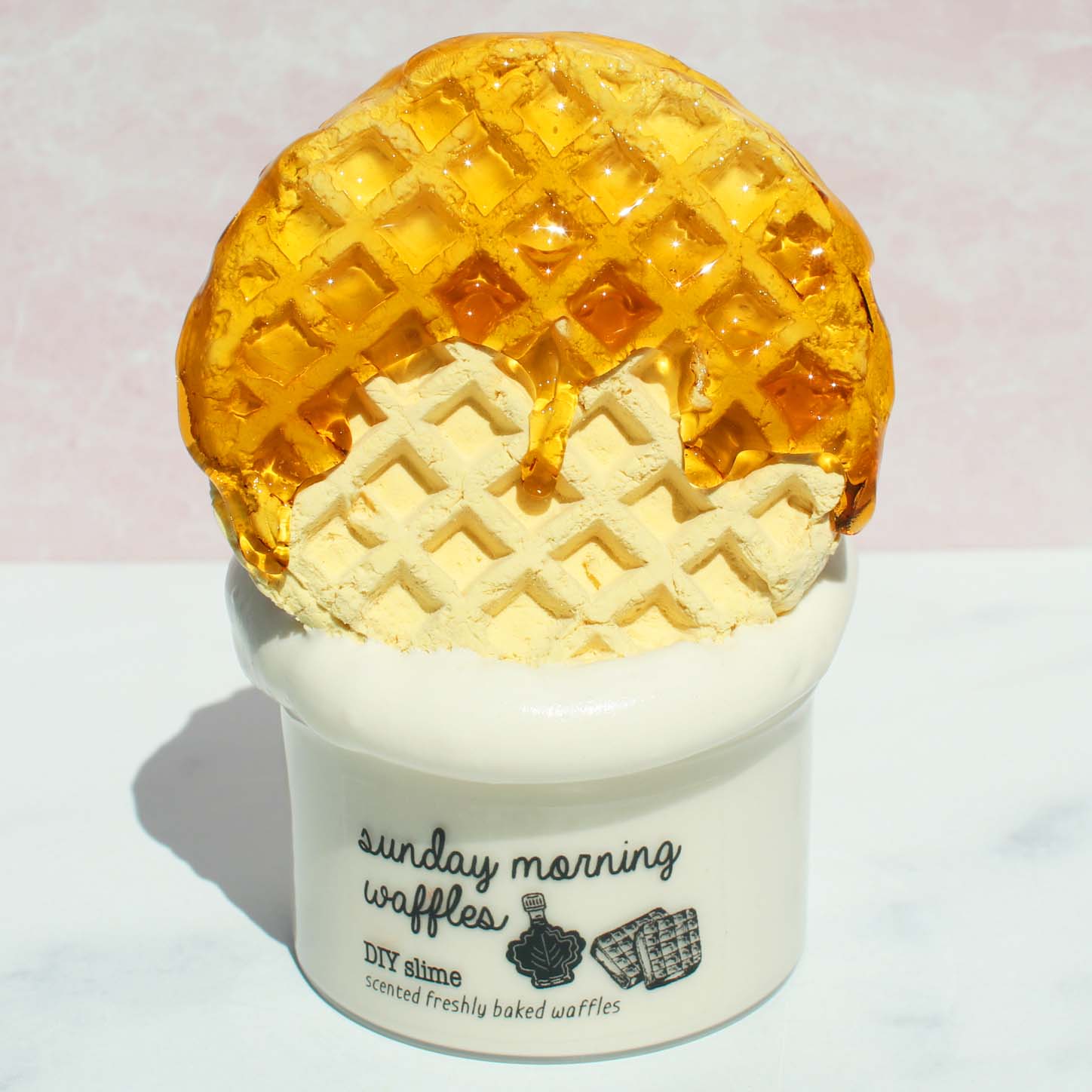 Sunday Morning Waffles Cute Scnted DIY Clay Slime Fantasies 9oz Front View