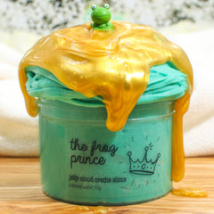 The Frog Prince Cloud Creme Green Gold Butter Slime Fantasies Shop 9oz Front View