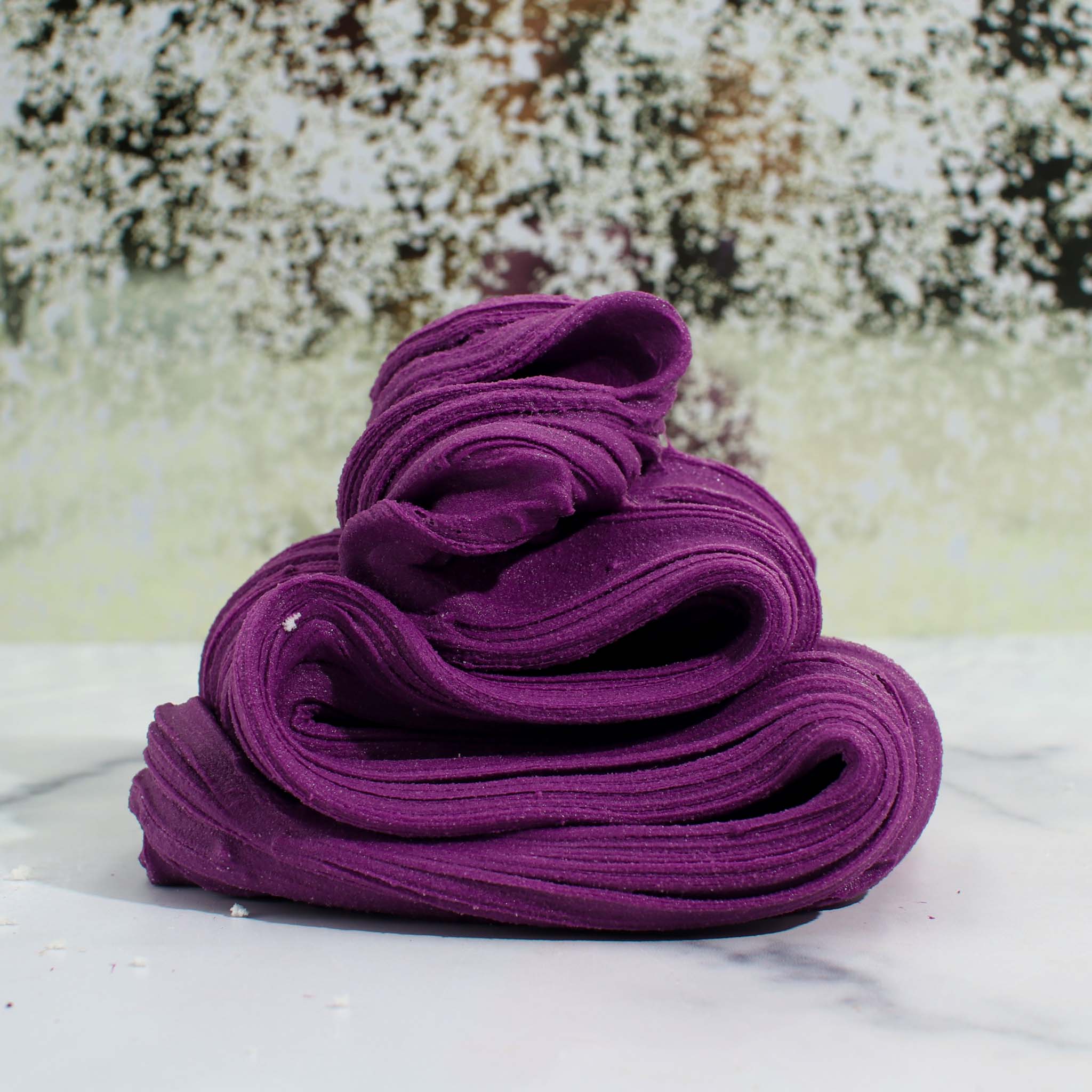 Ube Halaya Sensory Dough Cloud Creme Purple Butter Slime Fantasies Shop Swirl Layered