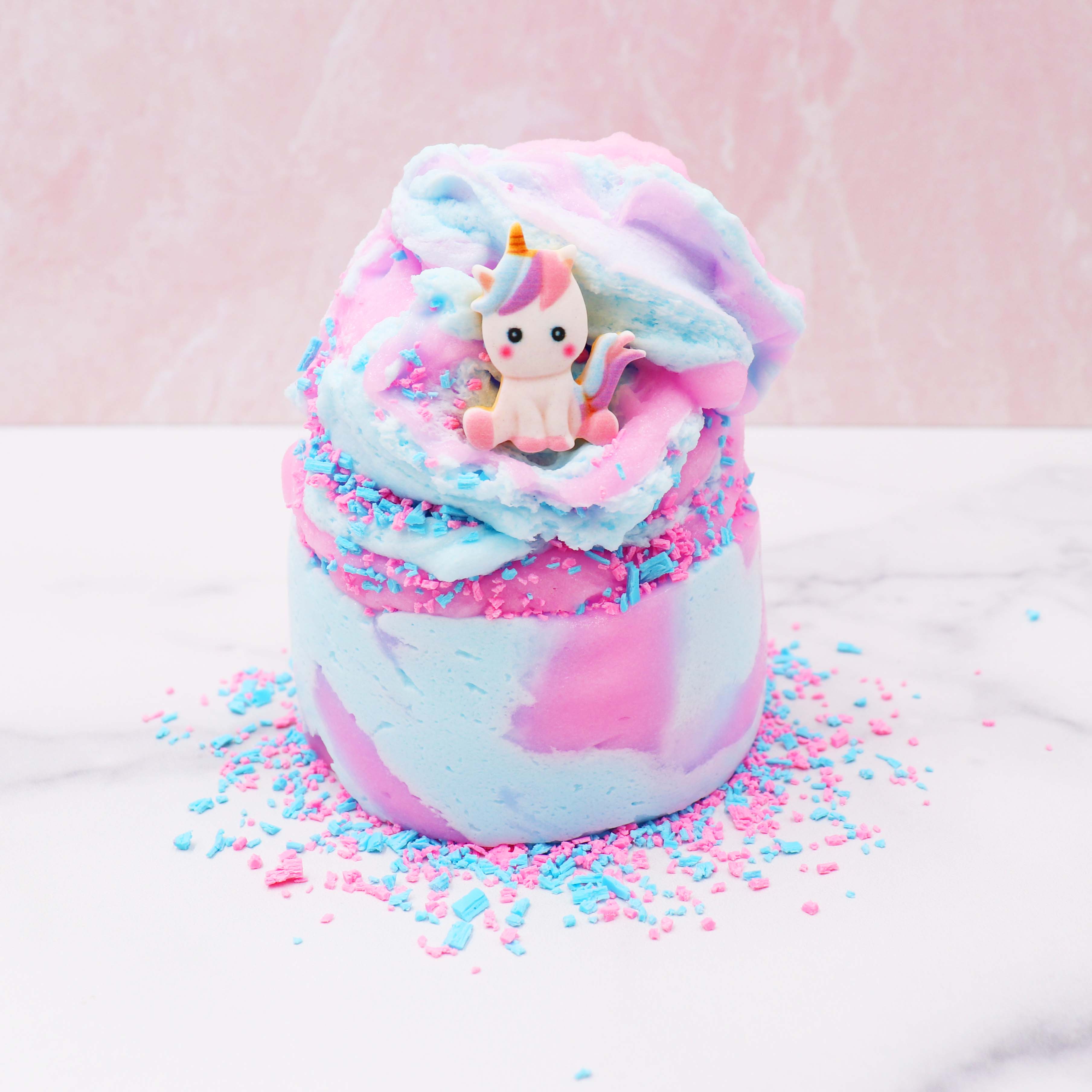 Unicorn Ice Cream | Pink & Blue Cloud Creme Slime – Slime Fantasies