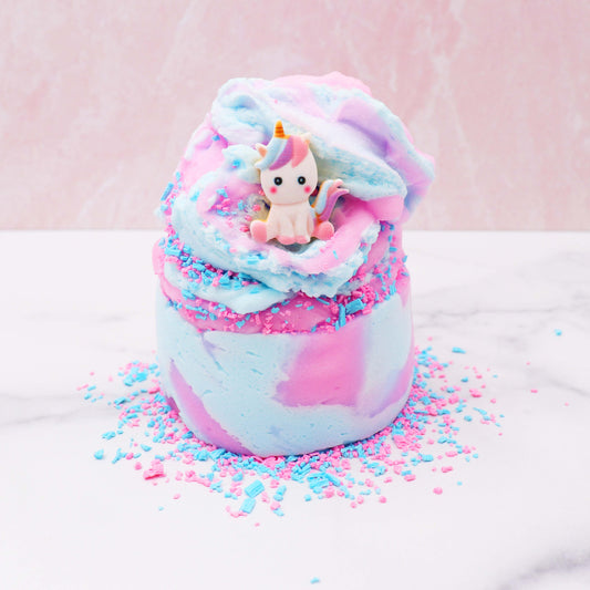 Unicorn Ice Cream Cotton Candy Blue Pink Cloud Creme Butter Slime Fantasies Shop 7oz Unboxed