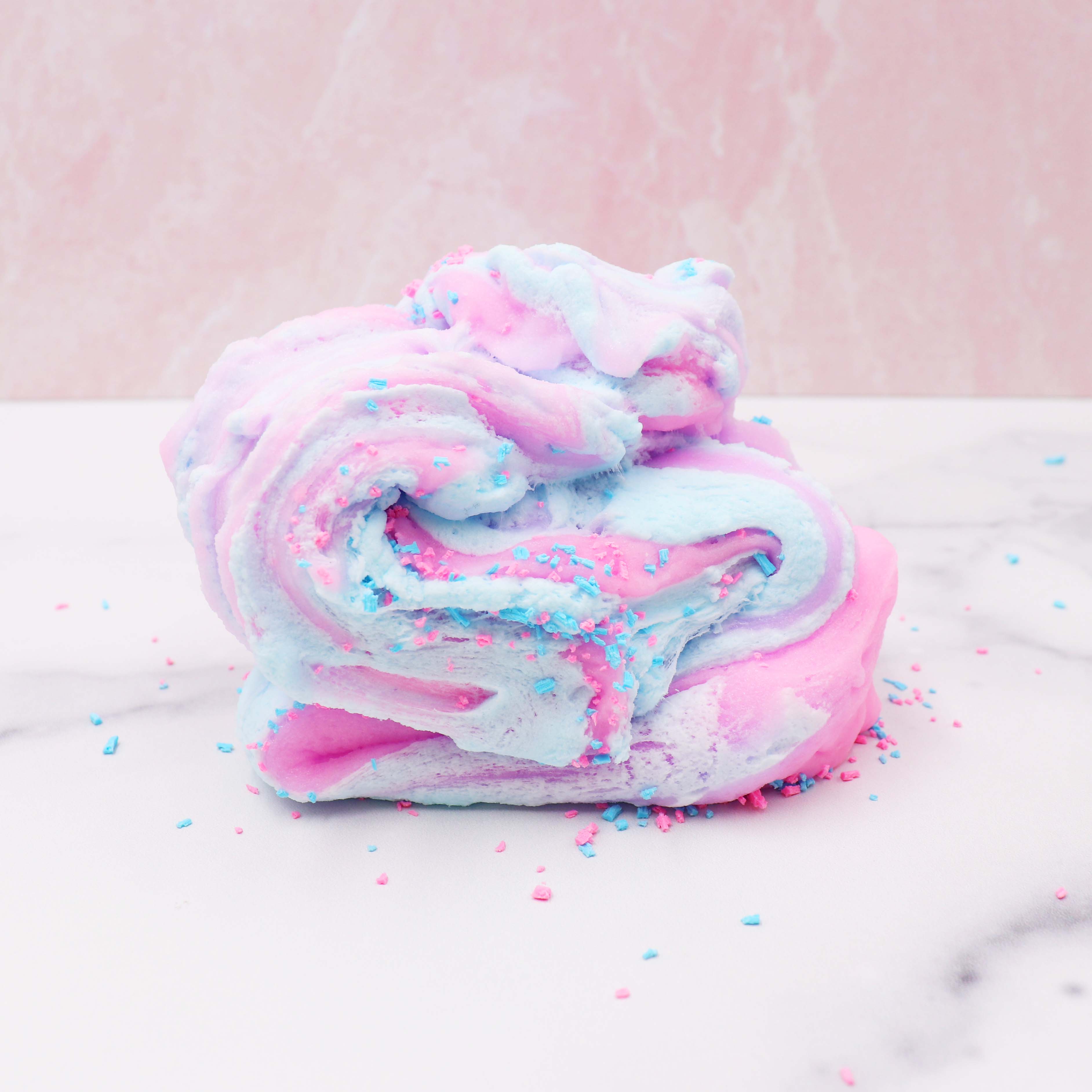 Unicorn Ice Cream Cotton Candy Blue Pink Cloud Creme Butter Slime Fantasies Shop Swirl Messy