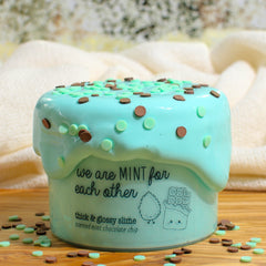 We Are Mint For Each Other Thicky Glossy Mint Teal Slime Fantasies 9oz Front View