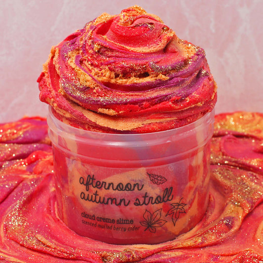 Afternoon Autumn Stroll Fall Cloud Creme Butter Slime Fantasies Shop 9oz Front View