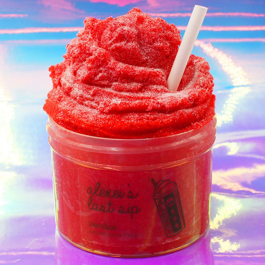 Stranger Things Red Cherry Slurpee Alexei Icee Slime Fantasies Shop 9oz Front View WEBSITE