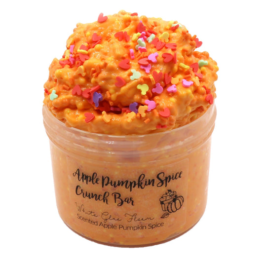 Apple Pumpkin Spice Crunch Bar White Glue Floam