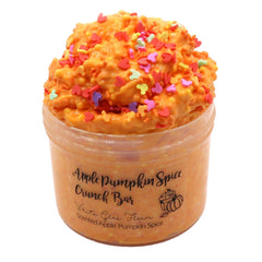 Apple Pumpkin Spice Crunch Bar White Glue Floam