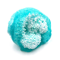 Aquamarine Crunchy Clear Glue Floam