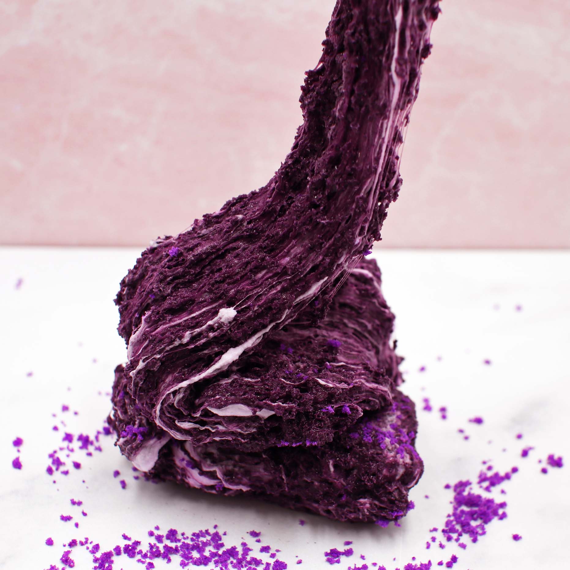 Blueberry Cake Crunch Purple Butter Snow Fizz Crunchy Slime Shop Drizzle 2