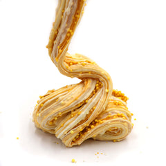 Caramel Apple Cheesecake Floam Crunchy Butter Halloween Fall Slime Fantasies Shop Drizzle