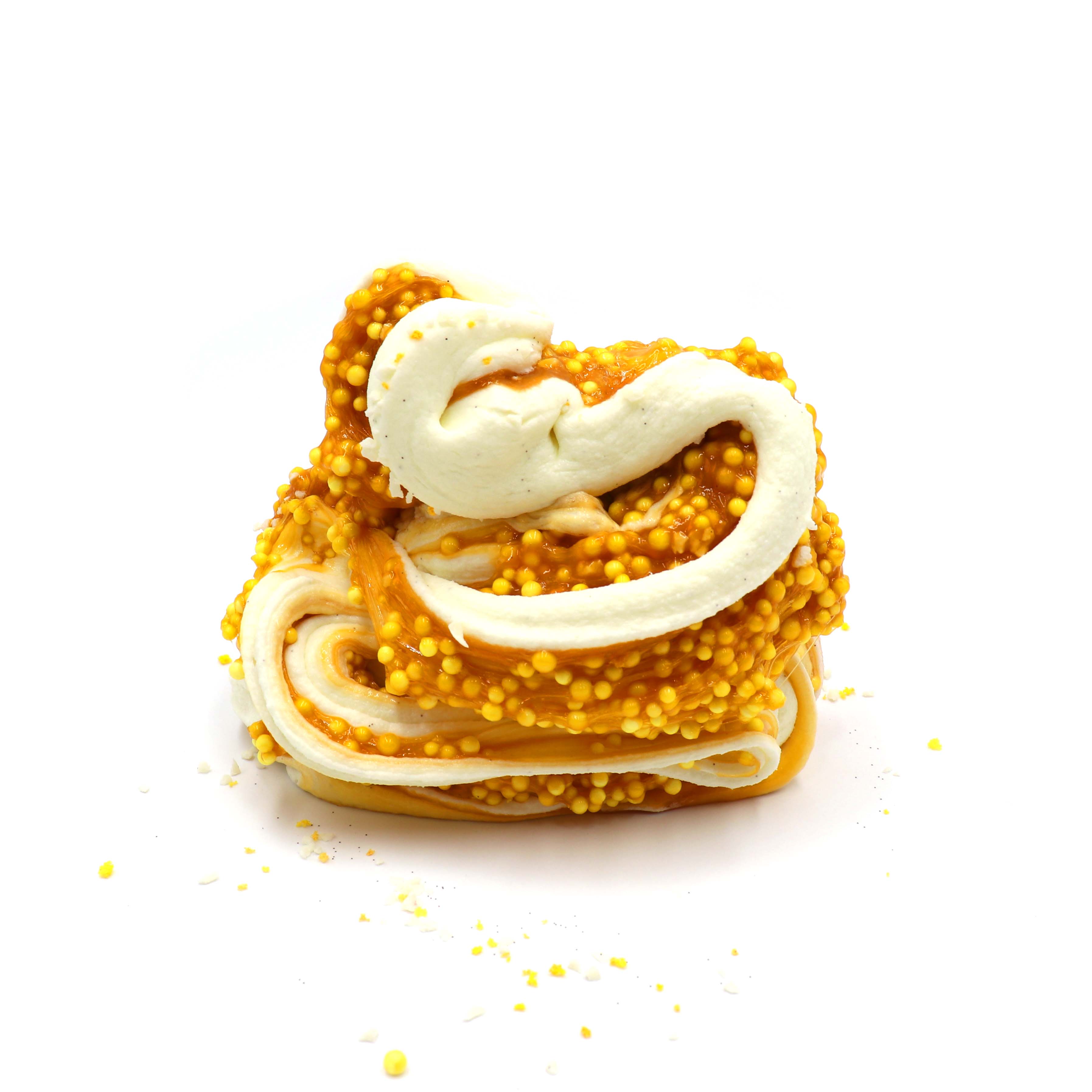 Caramel Apple Cheesecake Floam Crunchy Butter Halloween Fall Slime Fantasies Shop Swirl Layered
