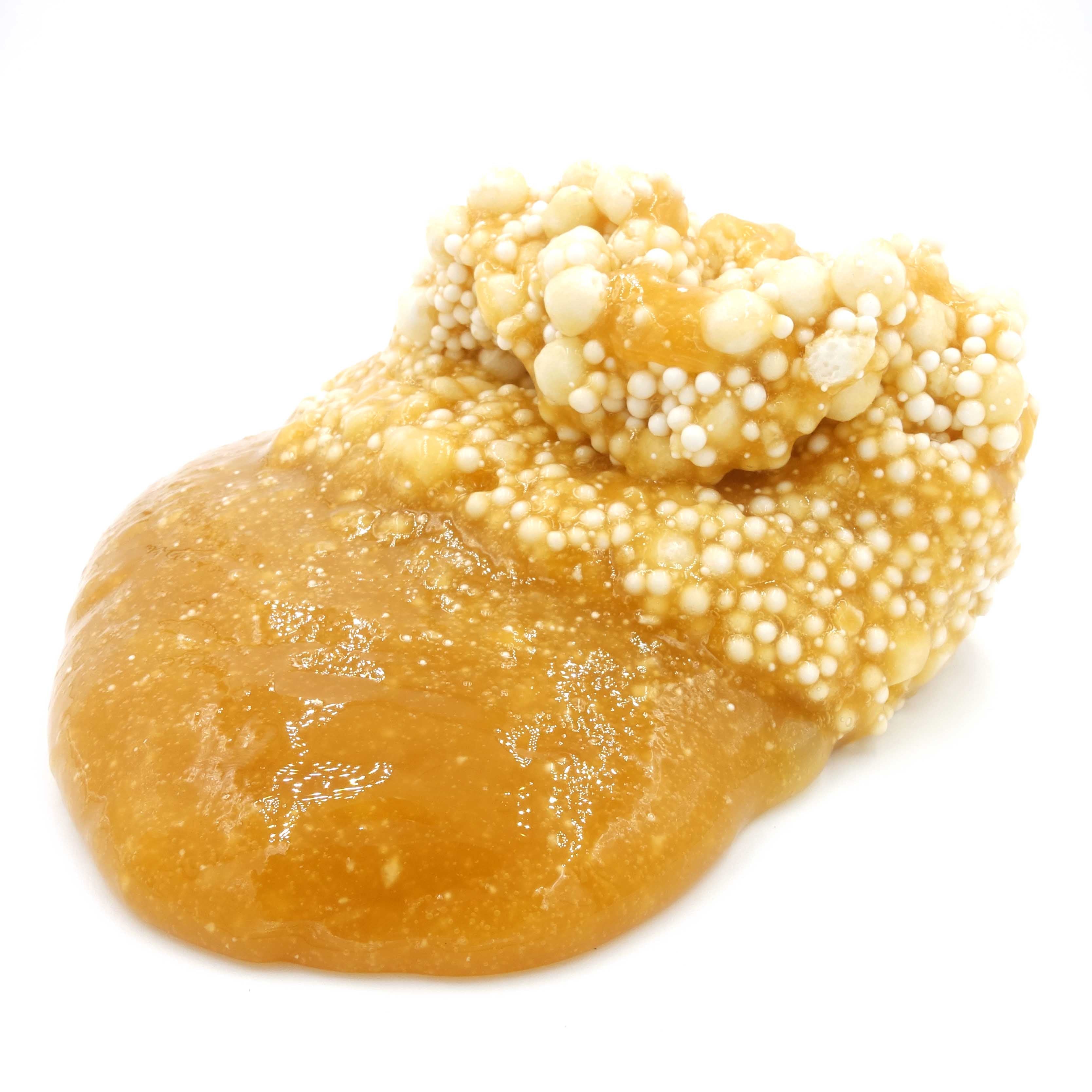 Caramel Corn Crunchy Clear Glue Floam Slime 8oz Unboxed