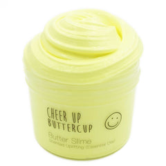 Cheer Up Buttercup Yellow Butter Slime 8oz Front View
