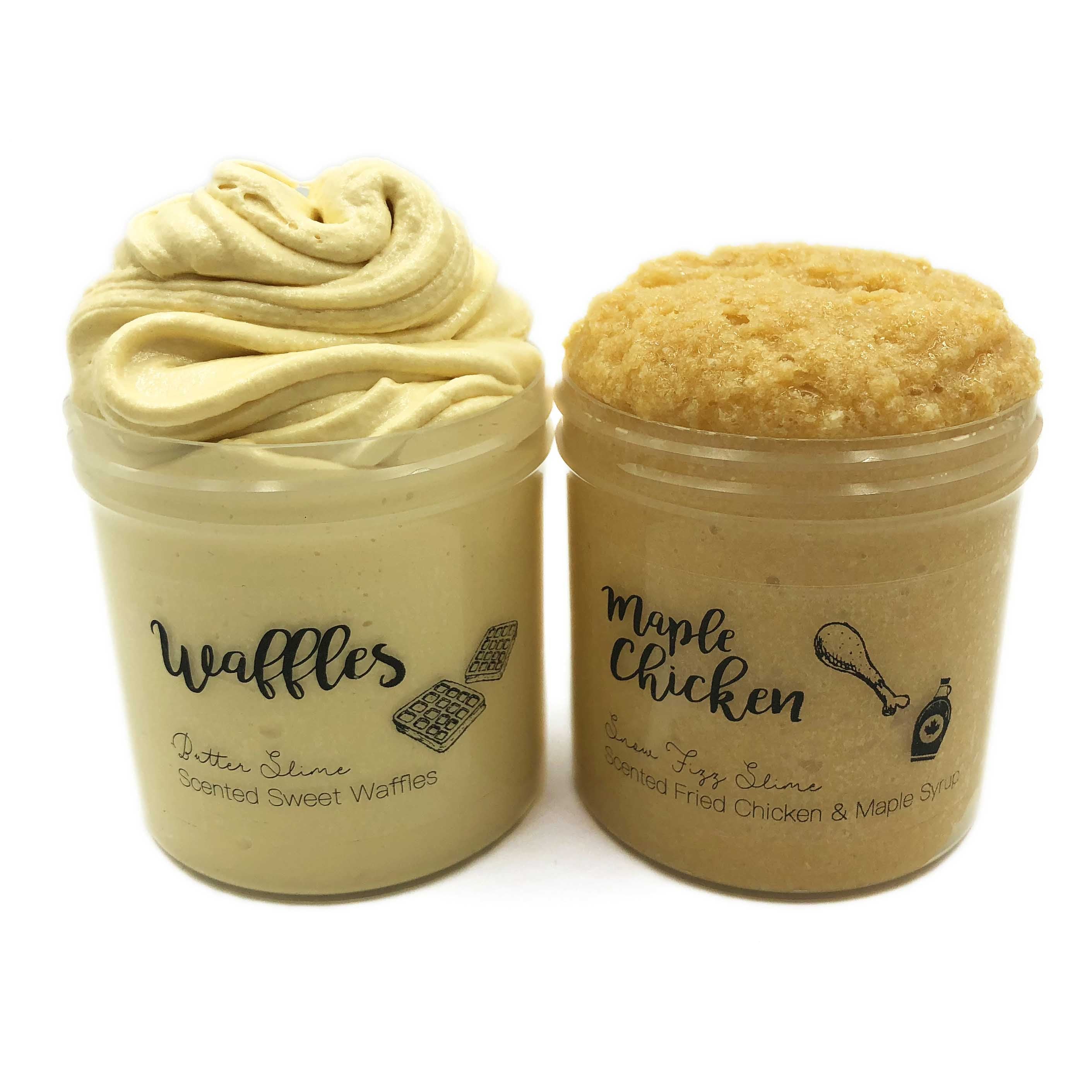 Chicken And Waffles Savory Slime Duo Both Slimes