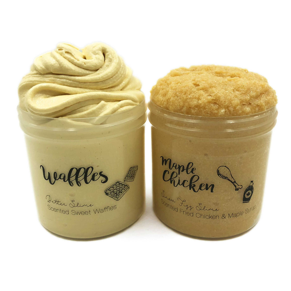 Chicken And Waffles Savory Slime Duo Both Slimes