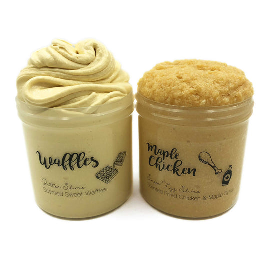 Chicken And Waffles Savory Slime Duo Both Slimes