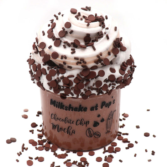 Chocolate Chip Mocha Milkshake At Pops Diy Slime